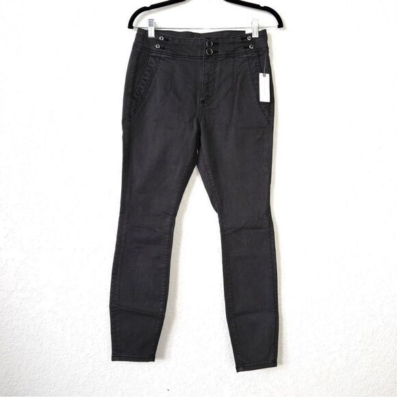 NWT Pilcro x Anthropologie‎ Black Washed High Rise Skinny Jeans Size 26 - Picture 1 of 7